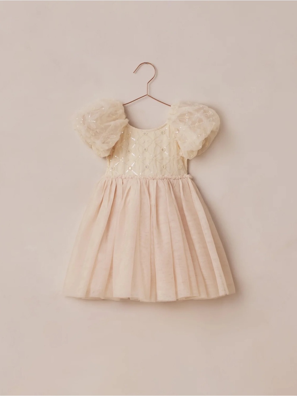NWT Noralee Antique Puff-Sleeve Tulle Dress Size 8